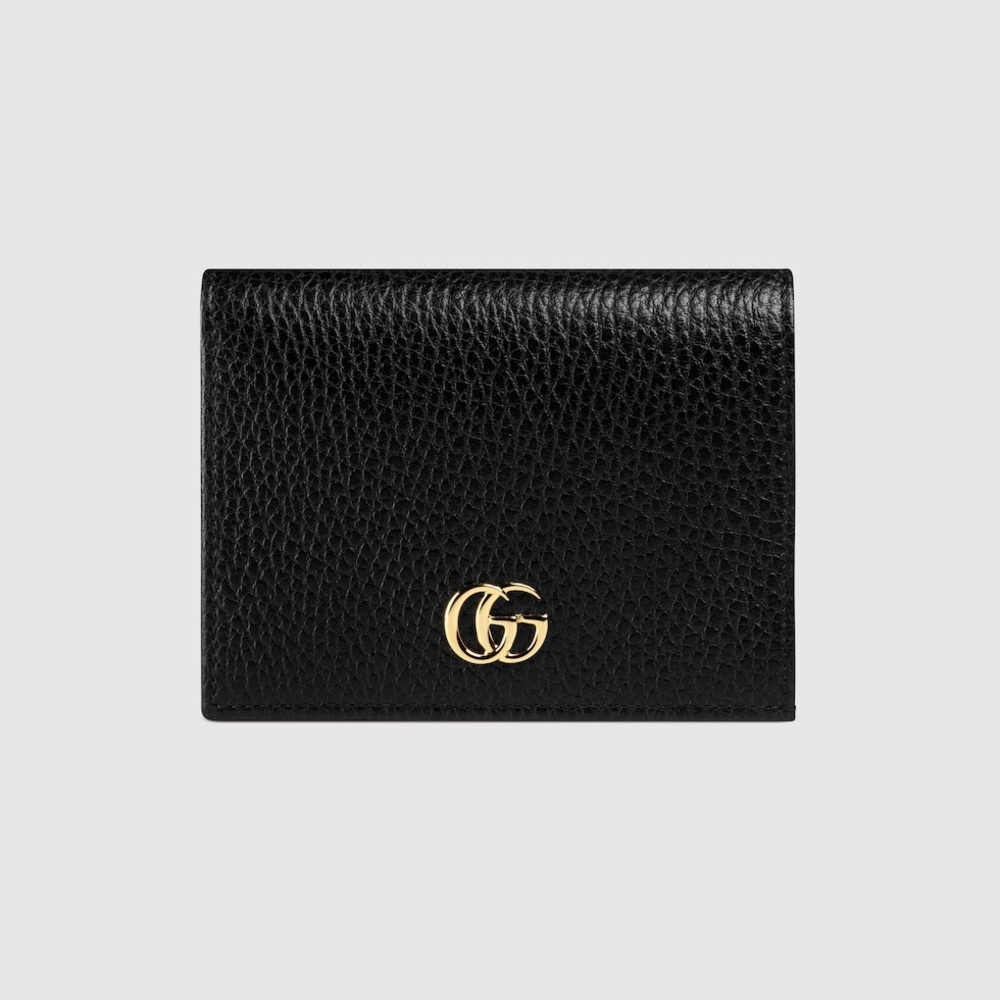 Gucci leather card case wallet